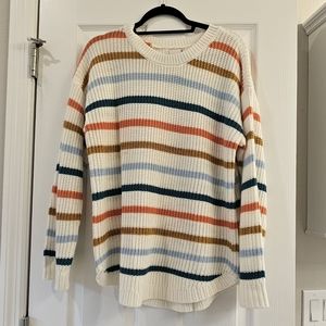 Striped Crochet Sweater